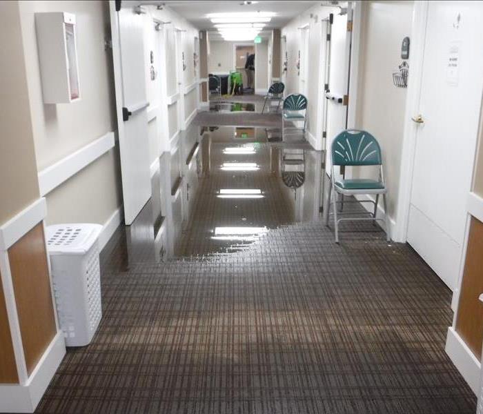 Flood in a commercial building in Kirkland,WA