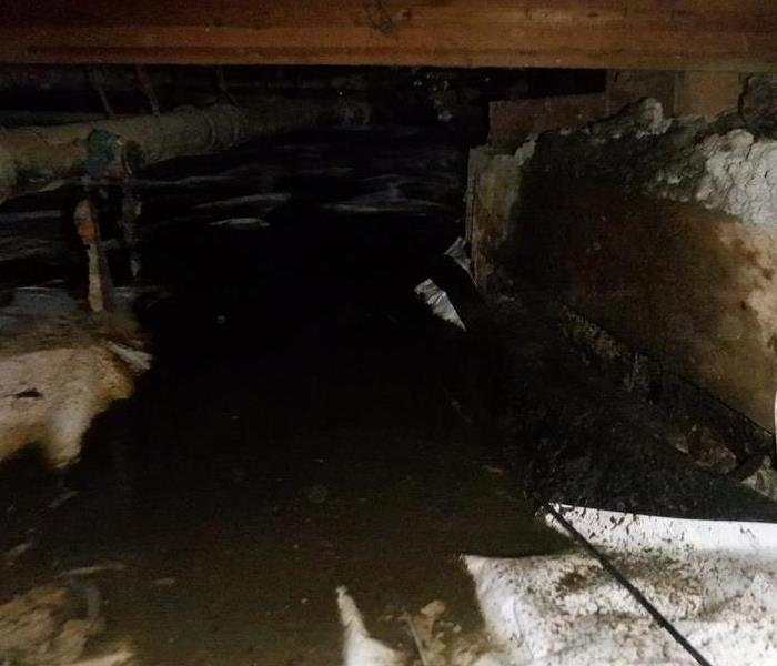 Pipe Burst in a Kirkland Residential home's Crawlspace